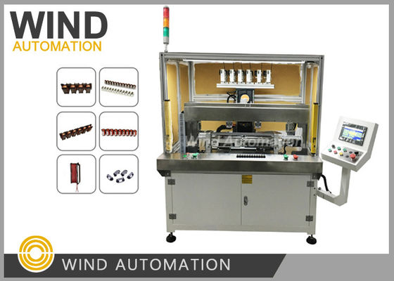 Cina 2 pcs Stator Per 1.5 menit Untuk Membuat BLDC Motor Stator Coil Winding Machine 9Slots12Slots Linear Needle Winder pemasok