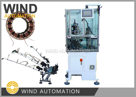 Cina BLDC Motor Stator Needle Winding Machine Cam Desain 3 Jarum 400PRM Inslot Cepat pemasok