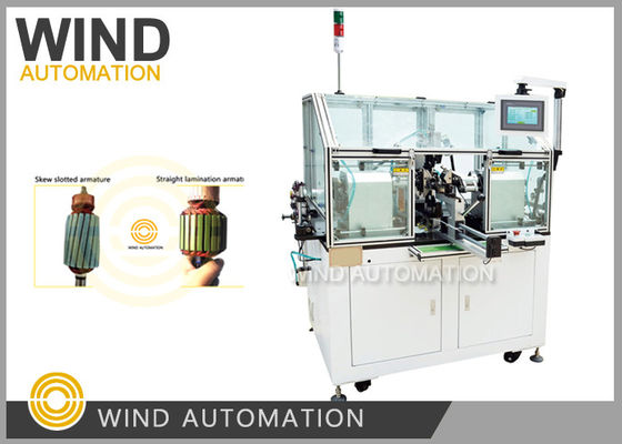 Cina Komutator Armature Coil Winding Machine Untuk Vacuum Cleaners Hammer Motor Alat Daya pemasok