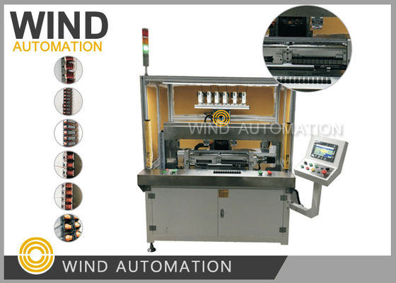 Cina Bagian Stator dan Anchor Winding Linear Winding Line Laminasi lurus Untuk BLDC PMSM Dan EV Motor pemasok