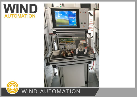 Cina Stasiun ganda AC Motor Winding Machine Rotor Analyzer Commutator Bar di bawah 96 pemasok