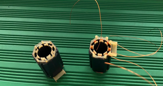 Cina 20, 28,35,42, 57 seri stepper motor stator mesin penggulung dengan empat jarum BLDC penggulung pemasok