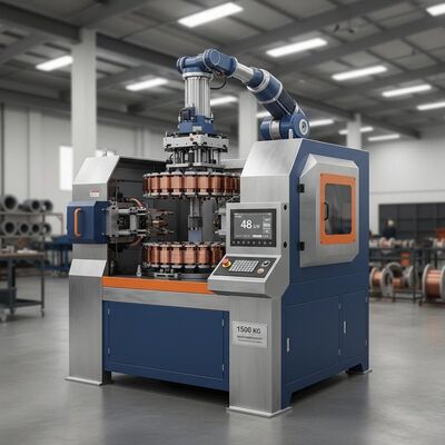 1500 Kg Machineweight BLDC Motor Stator Winder Featuring 48kW Output Power Designed for Stator Coil Winding Applications