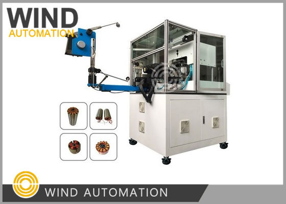 Cina Segmented Winding Machine Stator Winer Untuk EPS Hybrid Vehicle Mobil Motor Winder pemasok