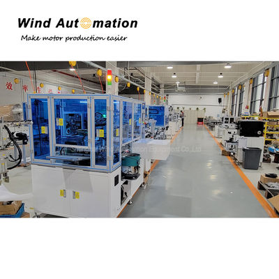 Mesin penggulungan motor listrik Armature DC Motor Rotor Assembly Line pemasok