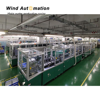 Mesin penggulungan motor listrik Armature DC Motor Rotor Assembly Line pemasok