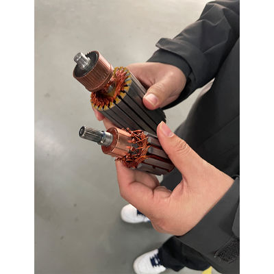 AWG16 ke AWG30 Mesin Penggulung Armature Wire Tembaga PMDC Rotor Riser Commutator pemasok