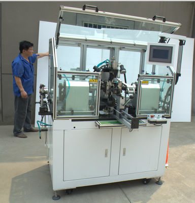 Armature Winder Rotor Winding Machine Dua Flier Slotted Commutator PMDC Motor pemasok