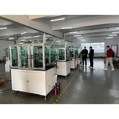 Mesin Penggulung Armature Penuh Otomatis Rotor Coil Winder Dengan Tensioner Elektronik pemasok