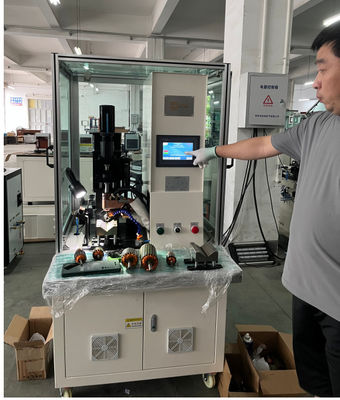 DC Motor Armature Commutator Welding Soldering Fusing Machine Mesin Hot Staking pemasok