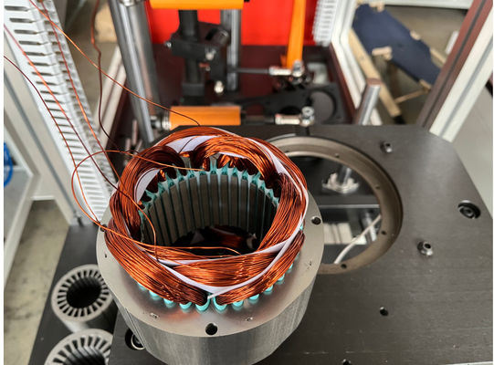 Cara Membuat AC Motor Winding Stator Coil Binding Lacing Machine pemasok