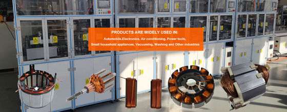 Straight Lamination Stator Needle Winding Machine Untuk Motor BLDC pemasok