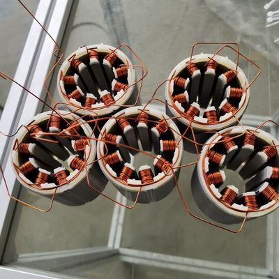 Mesin Penggulung Motor Otomatis Penuh 8kw Penggulung Gigi untuk Stator Stack Lapisan pemasok
