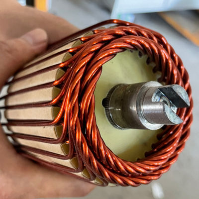 Mobil Wire Bulat 3,4mm Hairpin Coil Winding Machine Untuk Kendaraan Mobil Starter Armature pemasok