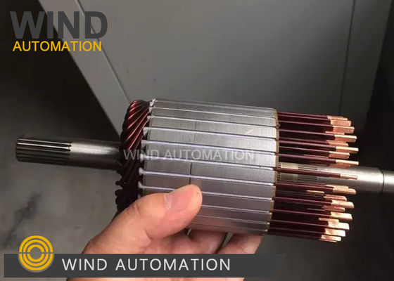 CE Armature Conductor Hairpin Coil Winding Machine Industri Otomotif Forklift Truk Starter pemasok