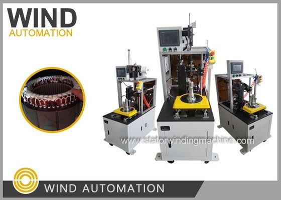 Stator Coil Stitched Cord Knit Lacing Machine Untuk AC Induction BLDC Motor pemasok